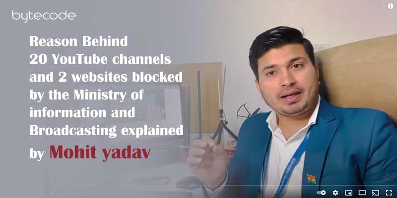 Youtube Channels banned by govt